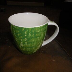 2006 Starbucks Green Jungle Tropical Ferns Palms 14 oz. Coffee Mug